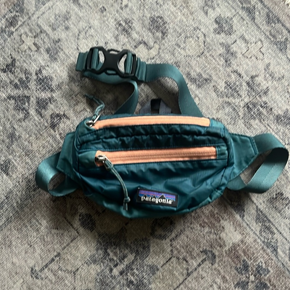 Vintage Teal/Orange Patagonia Hip Pack w/Inner Pocket
